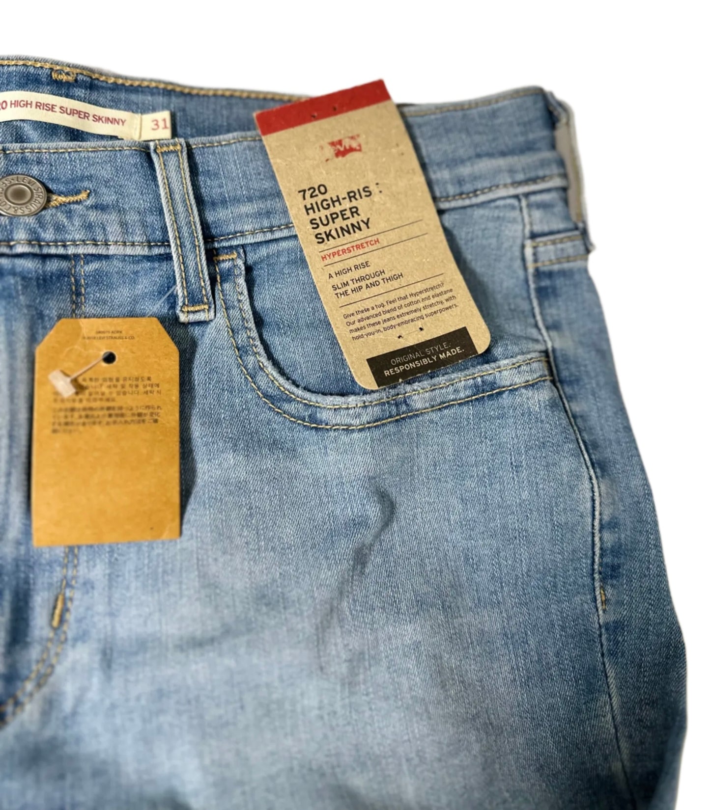 LEVI’S Juniors High-Rise Skinny Jeans
