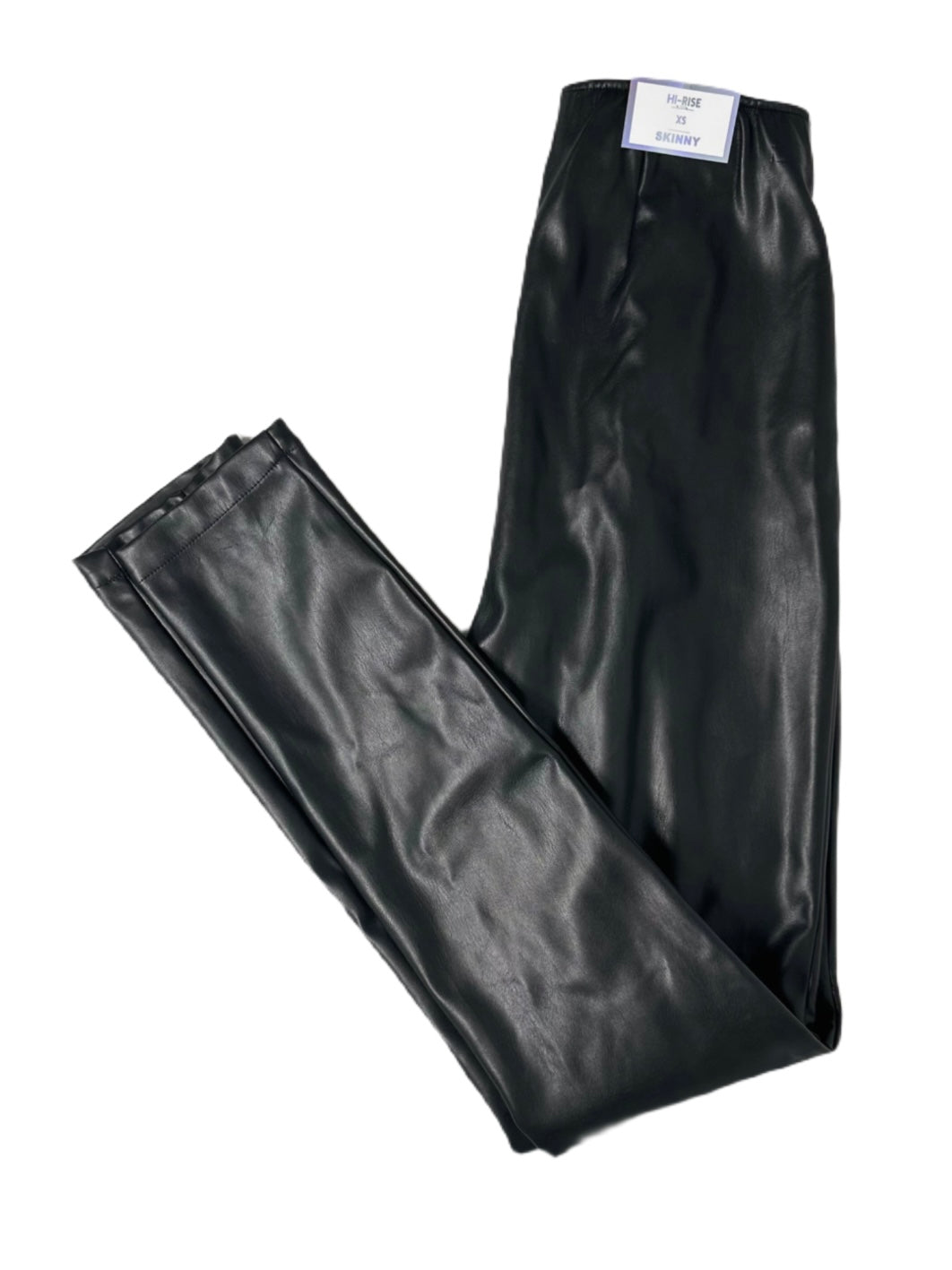 TINSELTOWN Faux Leather High Rise Skinny Pants