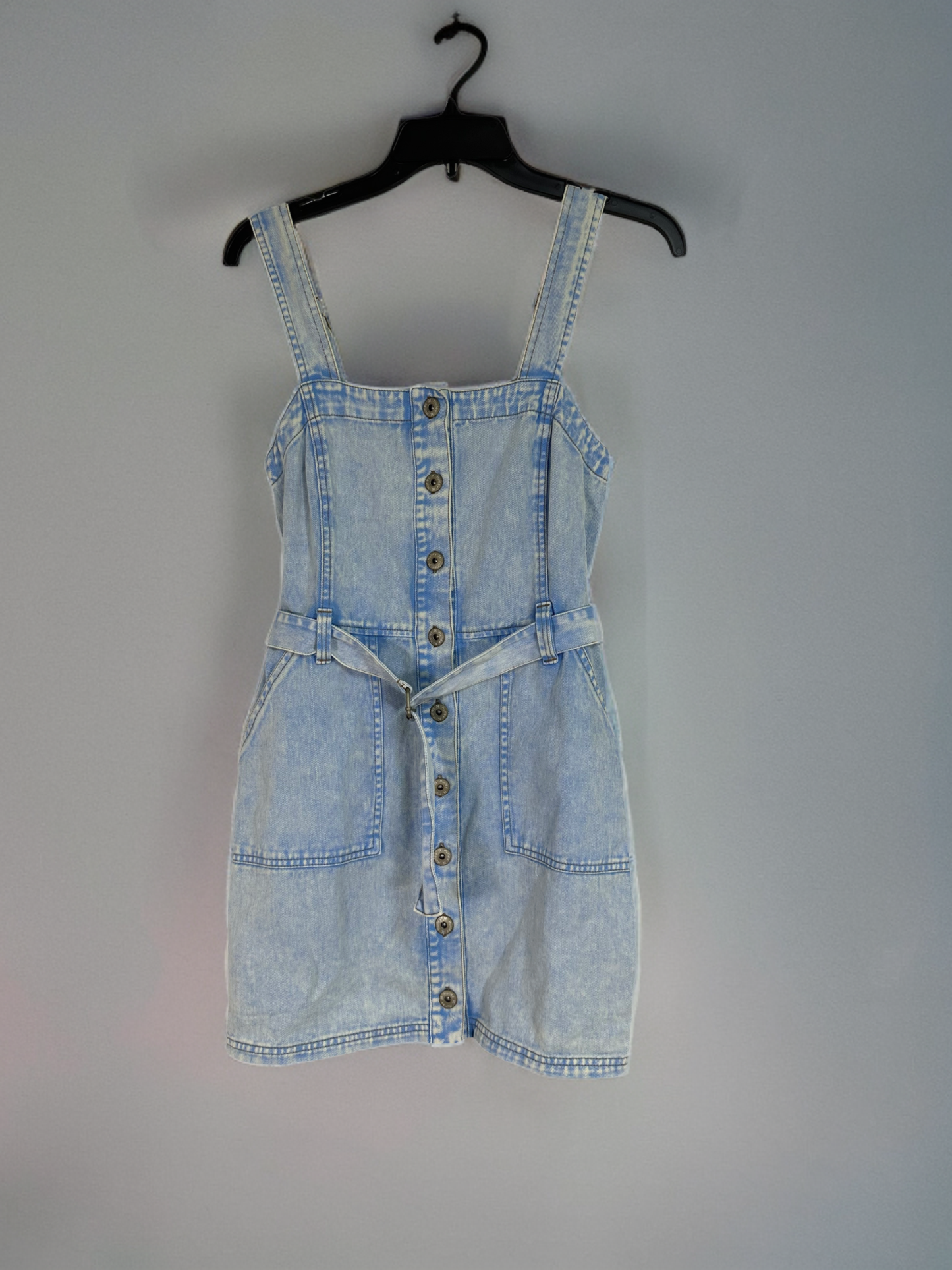 HURLEY Juniors Finley Button-Up Mini Dress