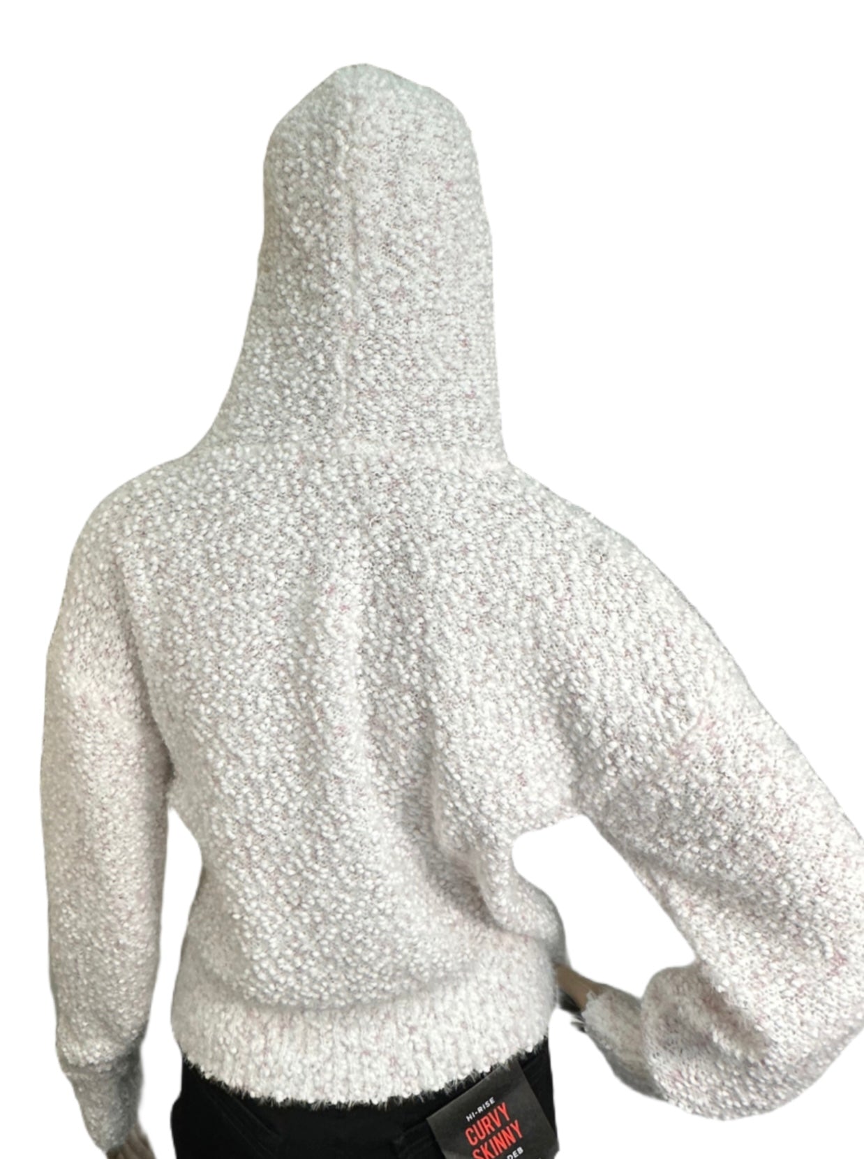 ULTRA FLIRT Textured Marled Long-Sleeve Hoodie
