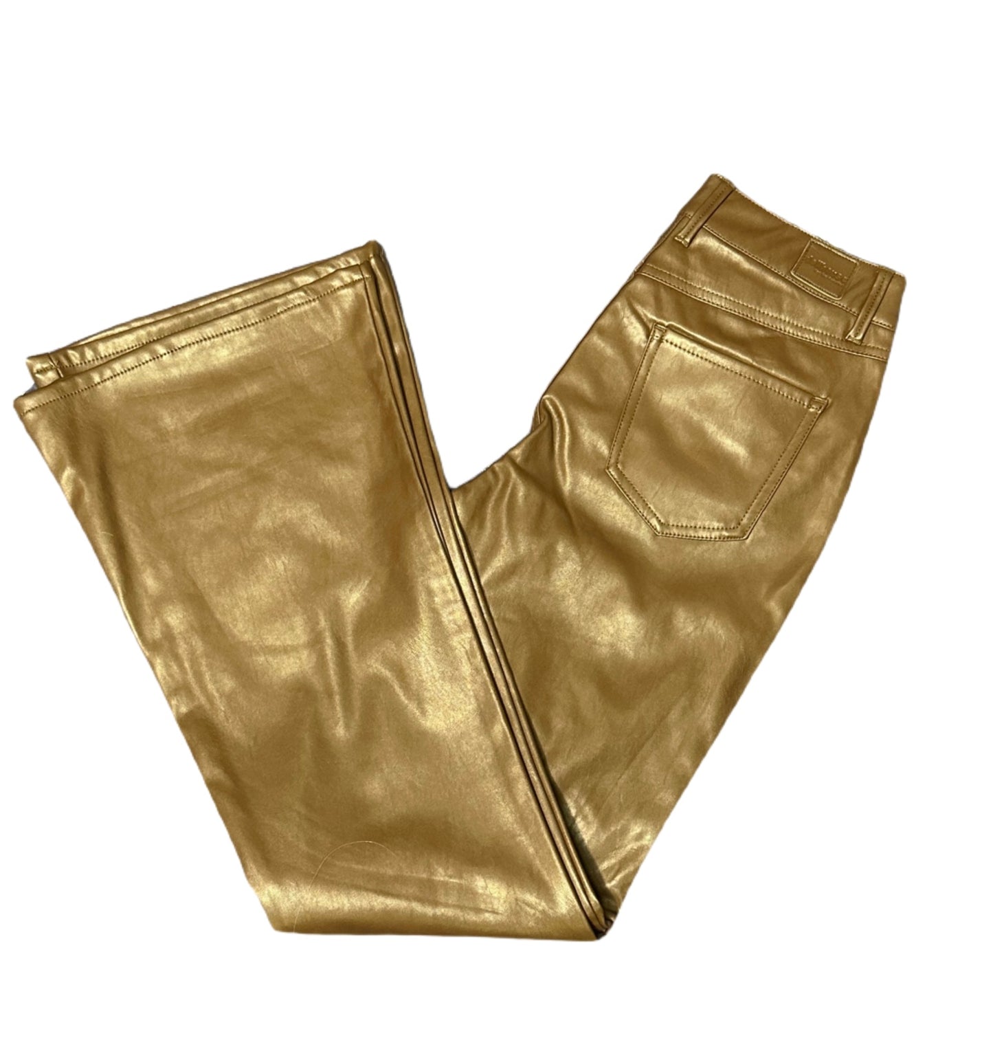 DOLLHOUSE Faux-Leather Flare Pants