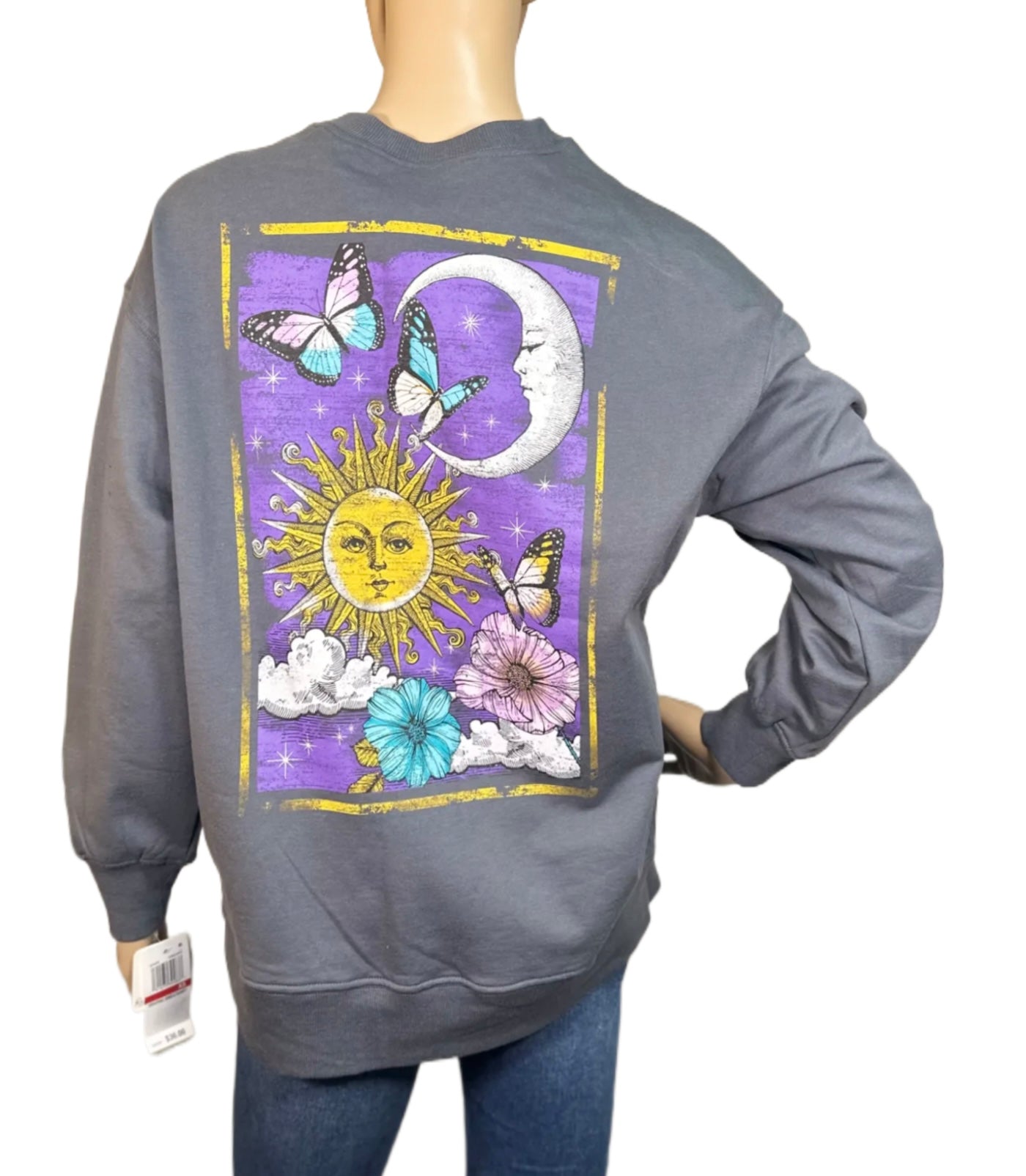 REBELLIOUS ONE Celestial Graphic Sweatshirt