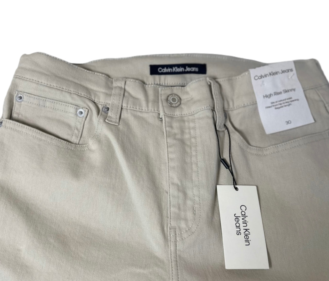 CALVIN KLEIN High Rise Skinny Jeans