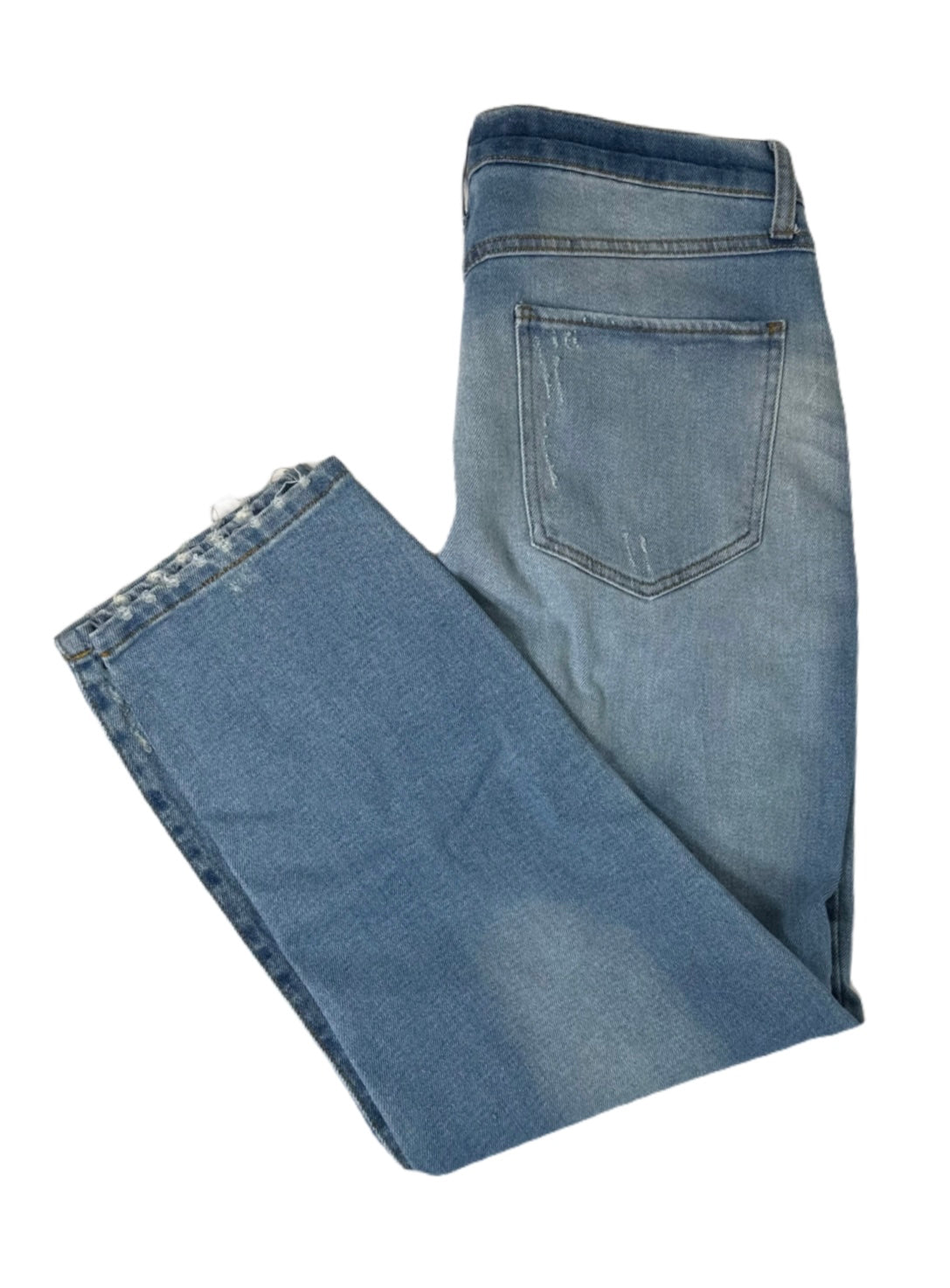 REWASH Super High Rise Distressed 90s Mom Jeans