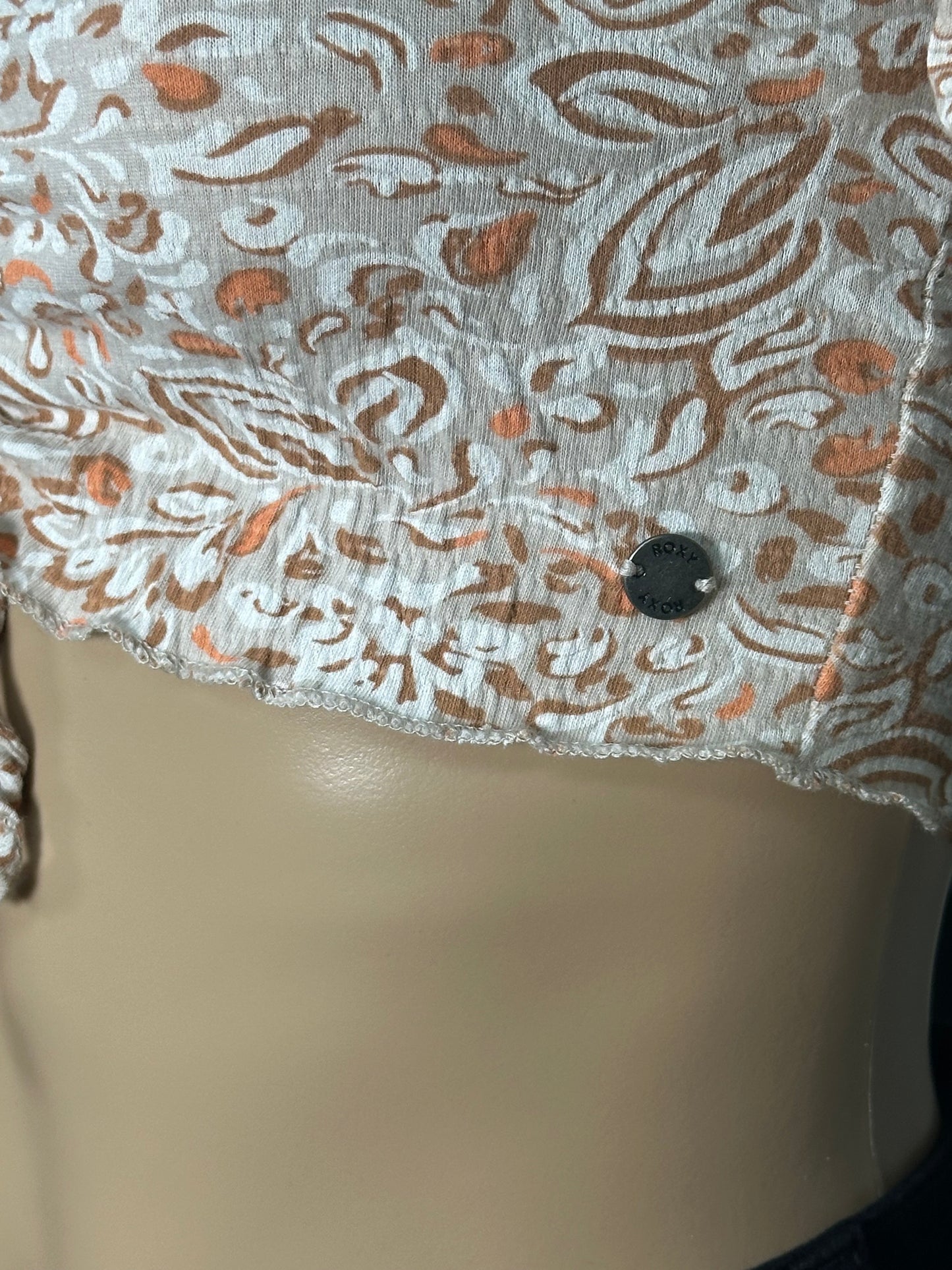 ROXY Cropped Printed Top