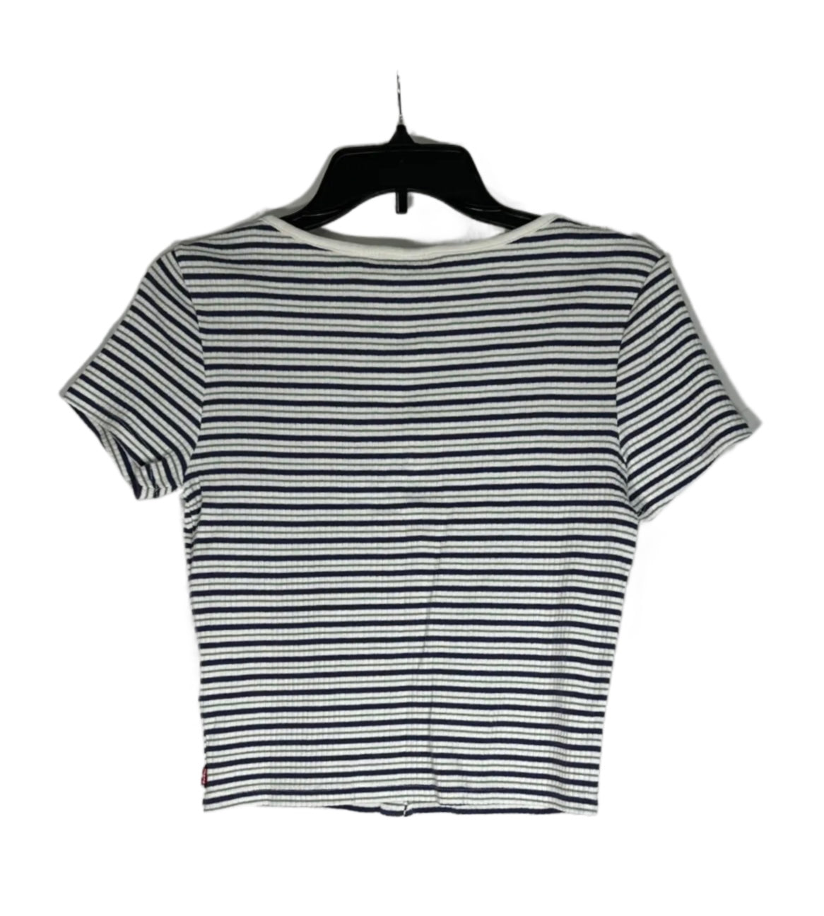 LEVI'S Britt Snap-Front Short Sleeve Top