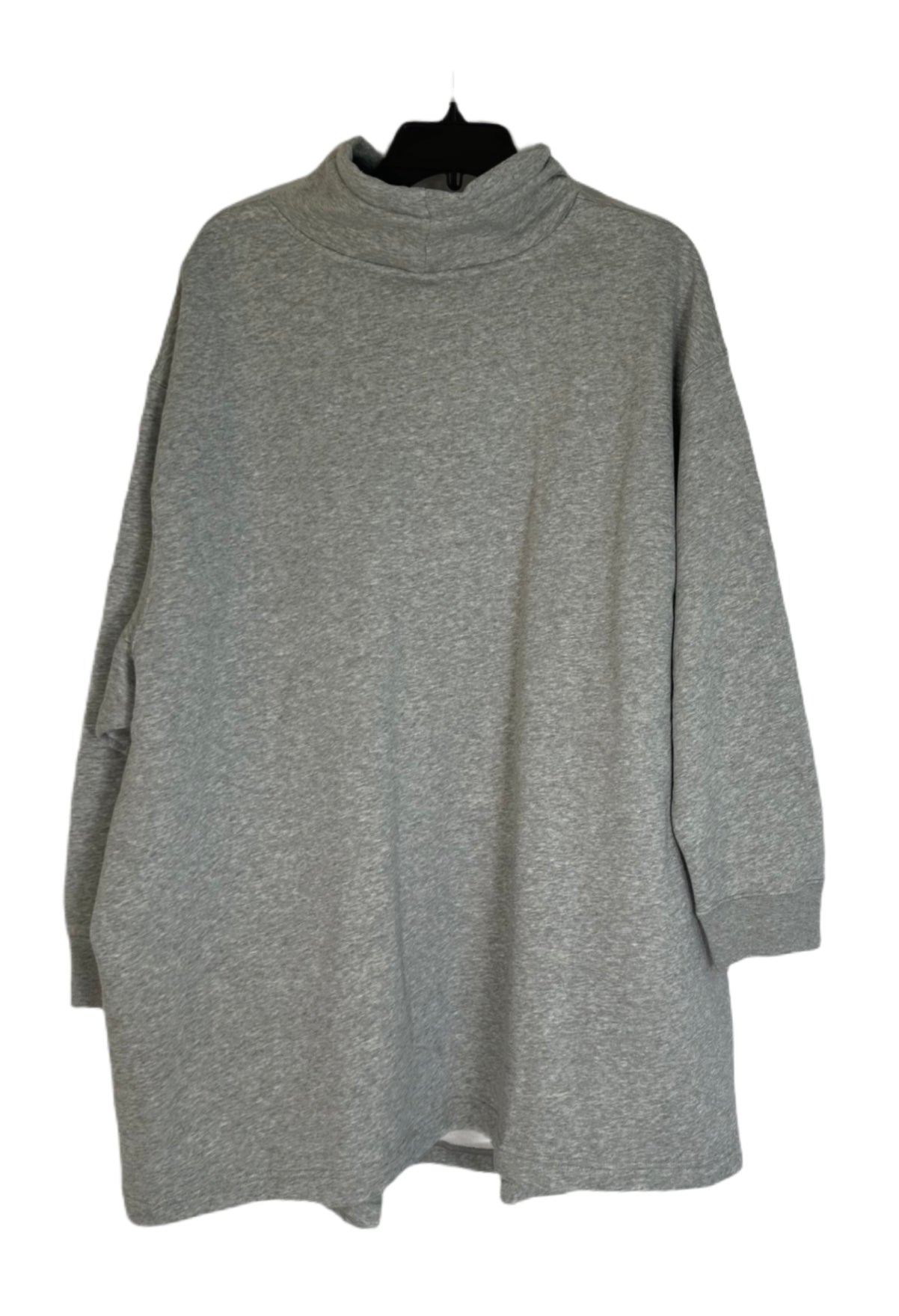 NIKE Oversized Fit plus Sized Fleece Mock-Neck Sweater