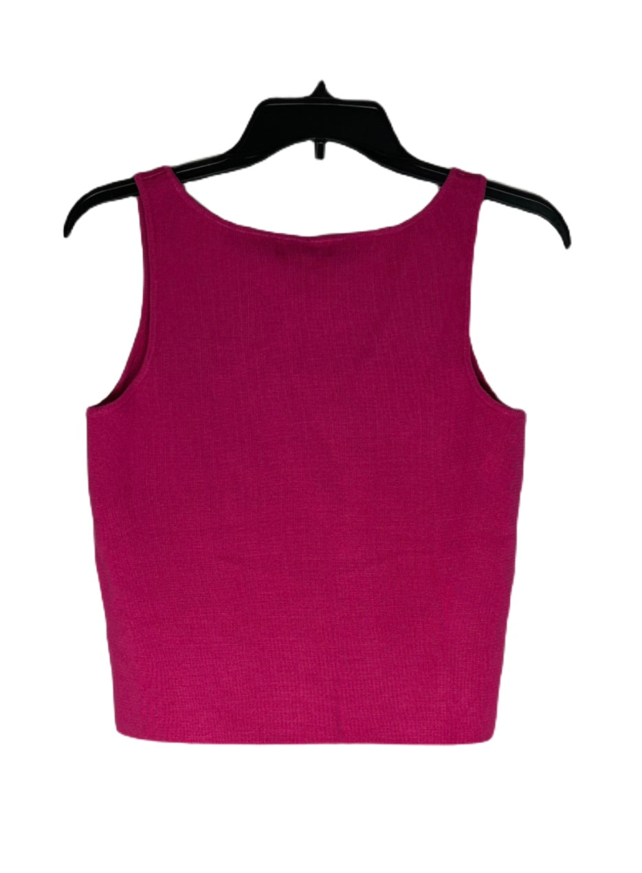 CALVIN KLEIN Embroidered Logo Cropped Tank Top