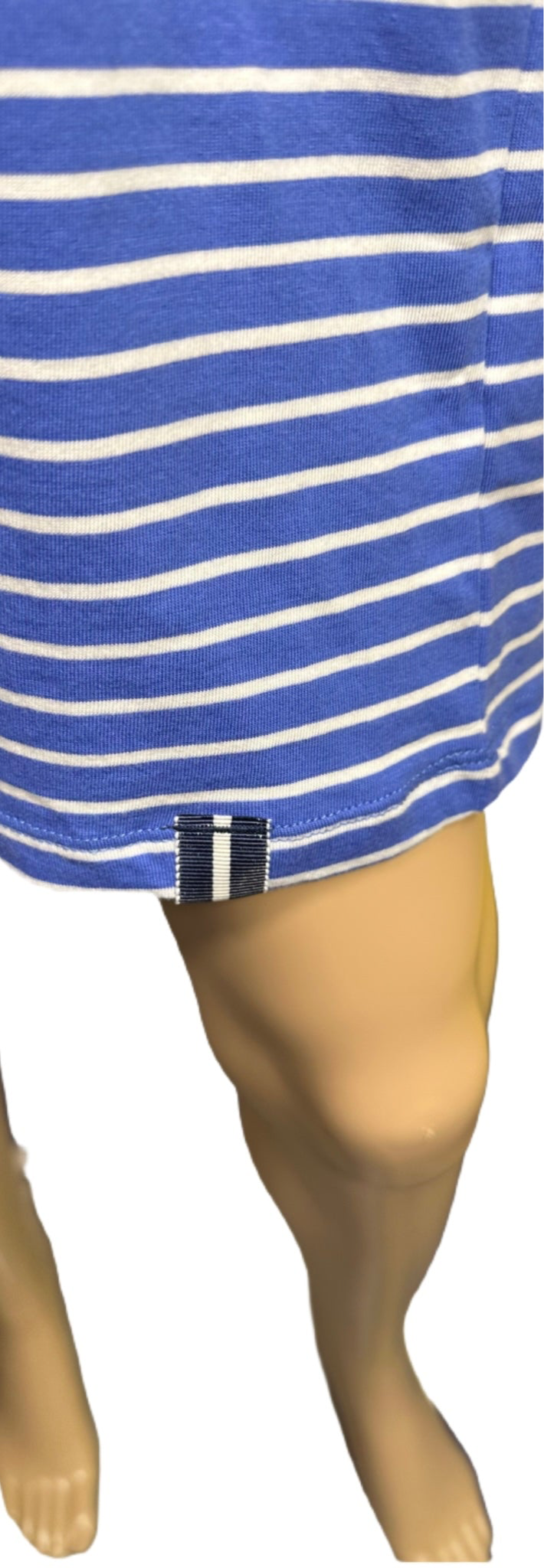 COURT & ROWE Short Sleeve Thin Classic Stripe Knit Dress