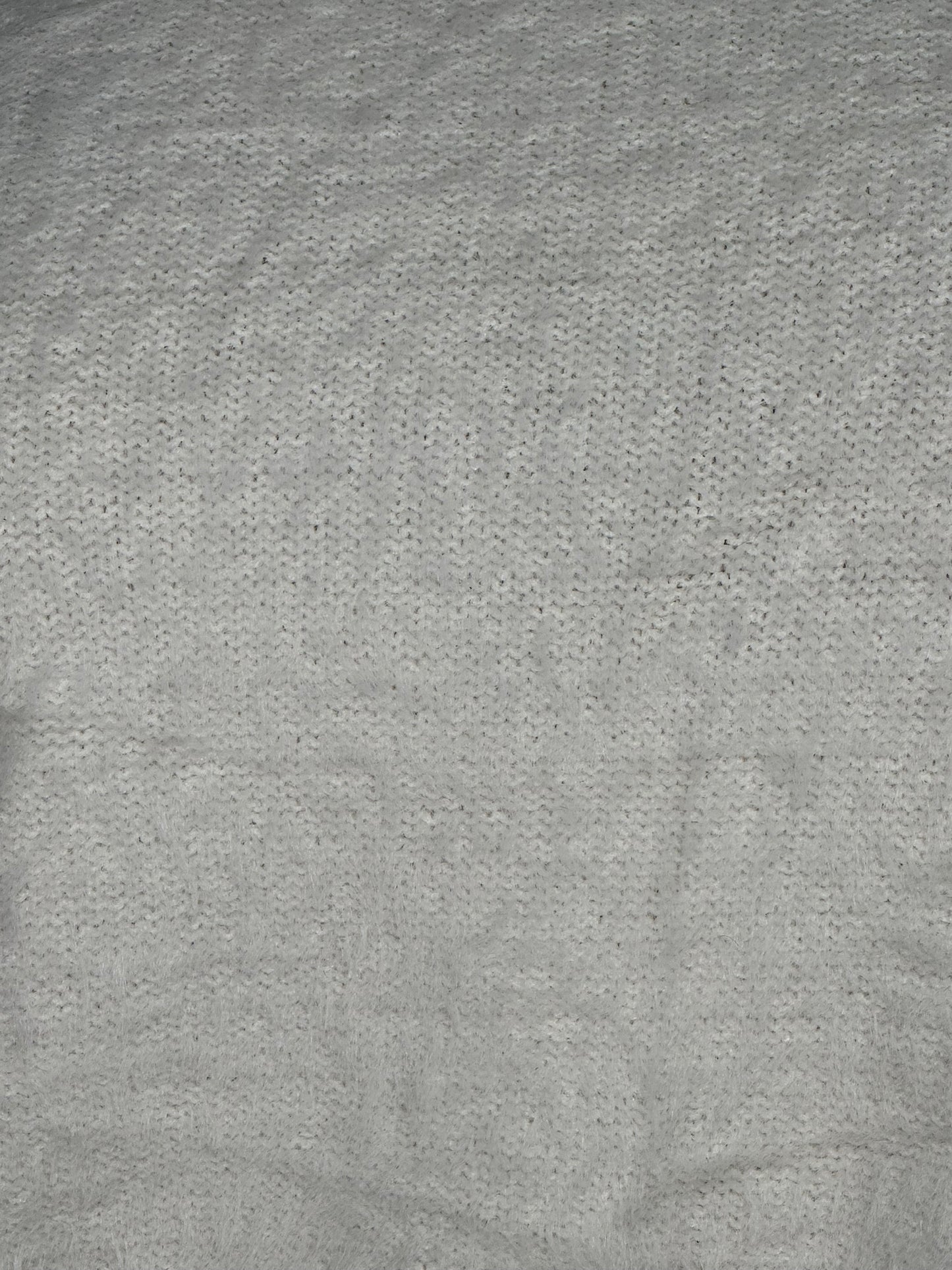 HIPPIE ROSE Eyelash Mock-Neck Cuffed Sweater