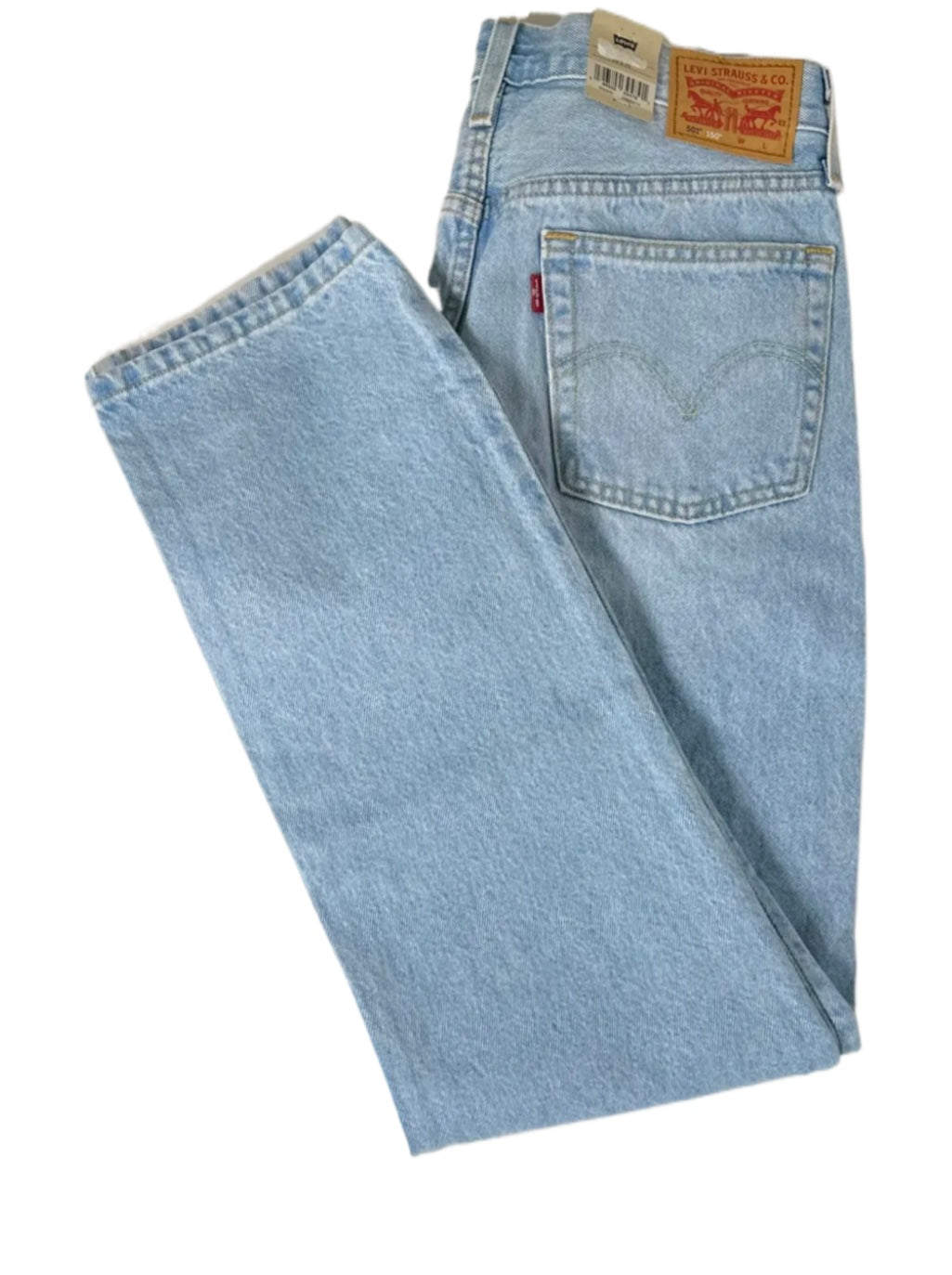 LEVI’S Women’s 501 Original-Fit Straight Leg She’s Crafty Jeans