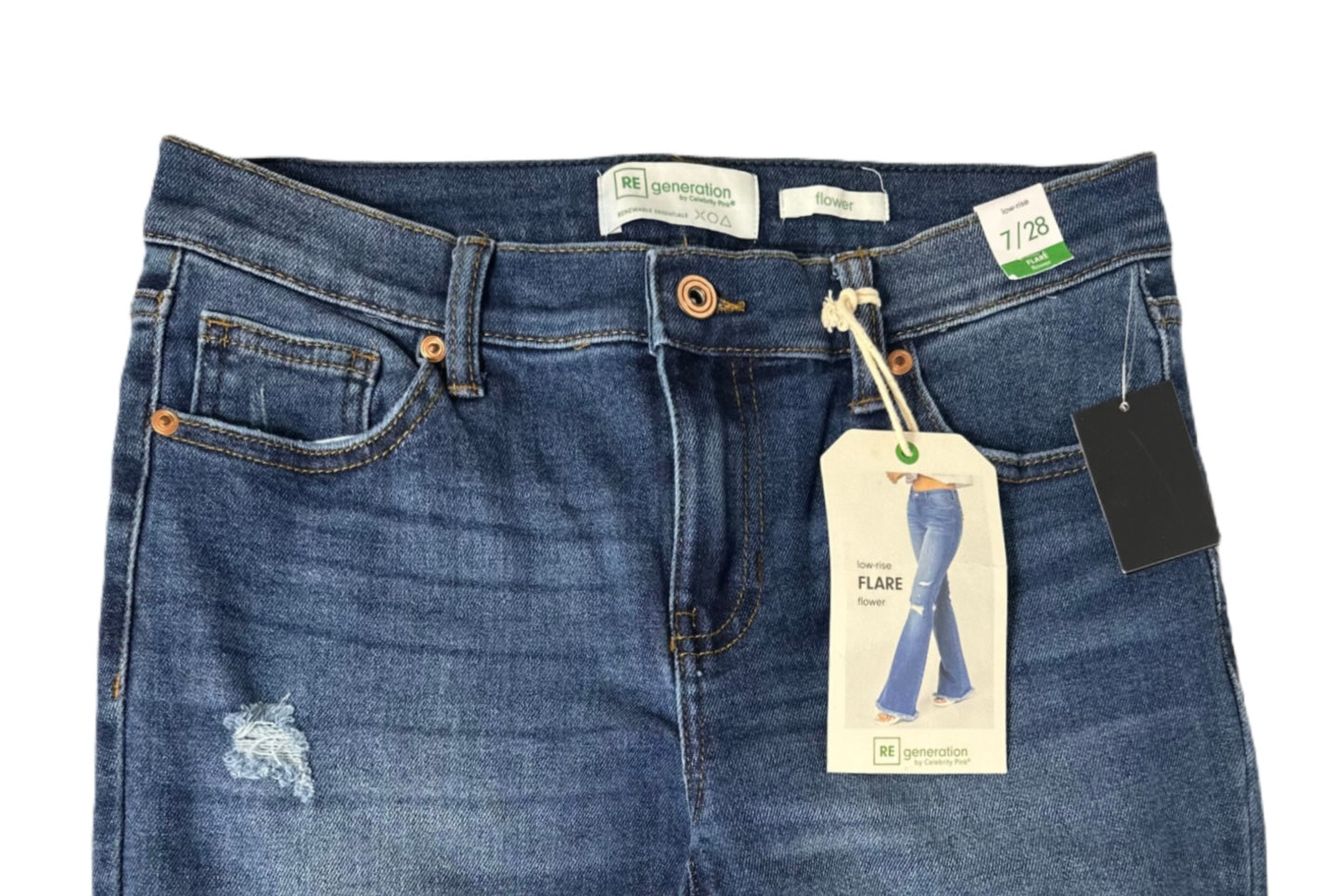 CELEBRITY PINK RE generation Low- Rise Flare Leg Jeans