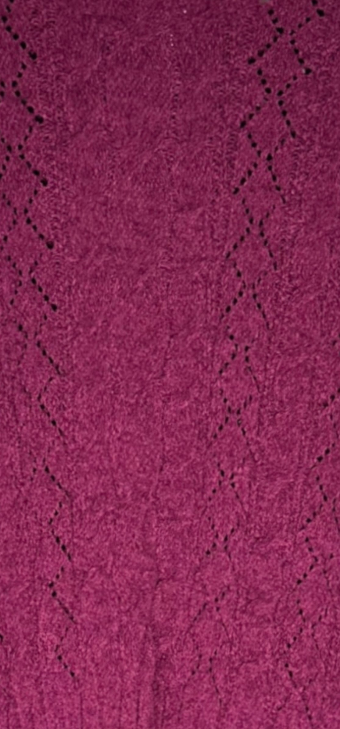 HIPPIE ROSE Crewneck Cozy Chenille Cable-Knit Sweater