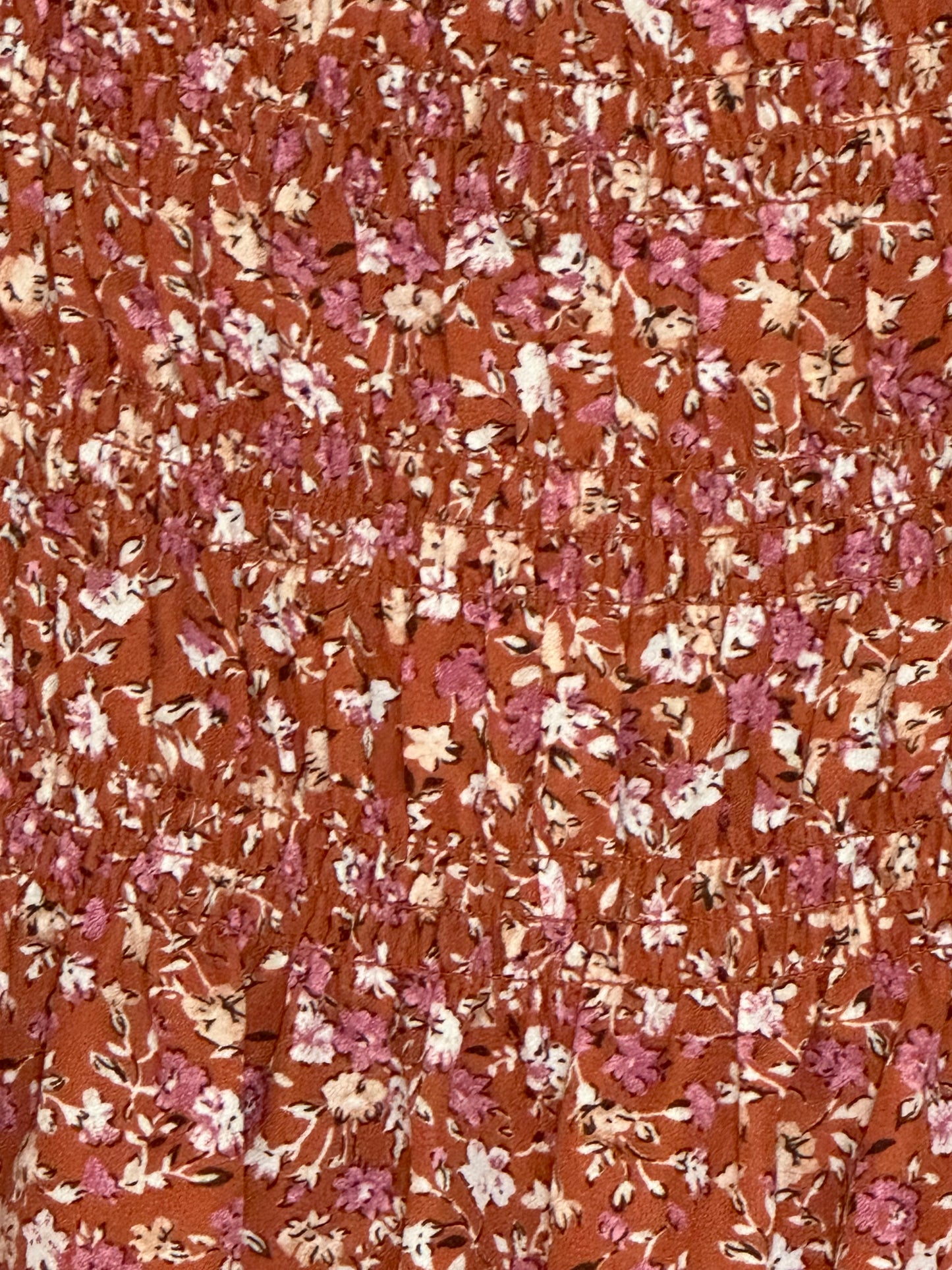 ULTRA FLIRT Smocked Peplum Top