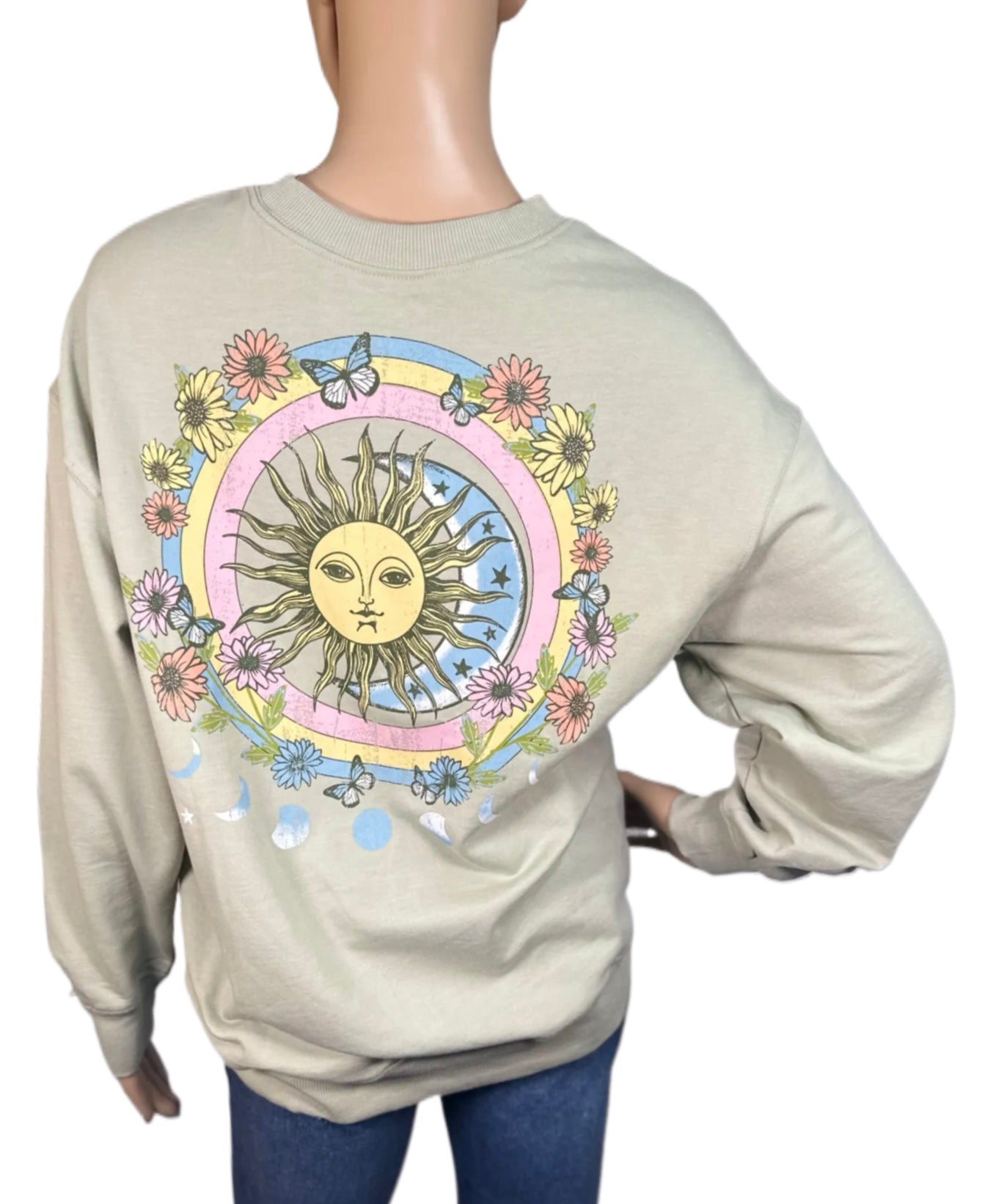 REBELLIOUS ONE Celestial Graphic-Print Sweatshirt