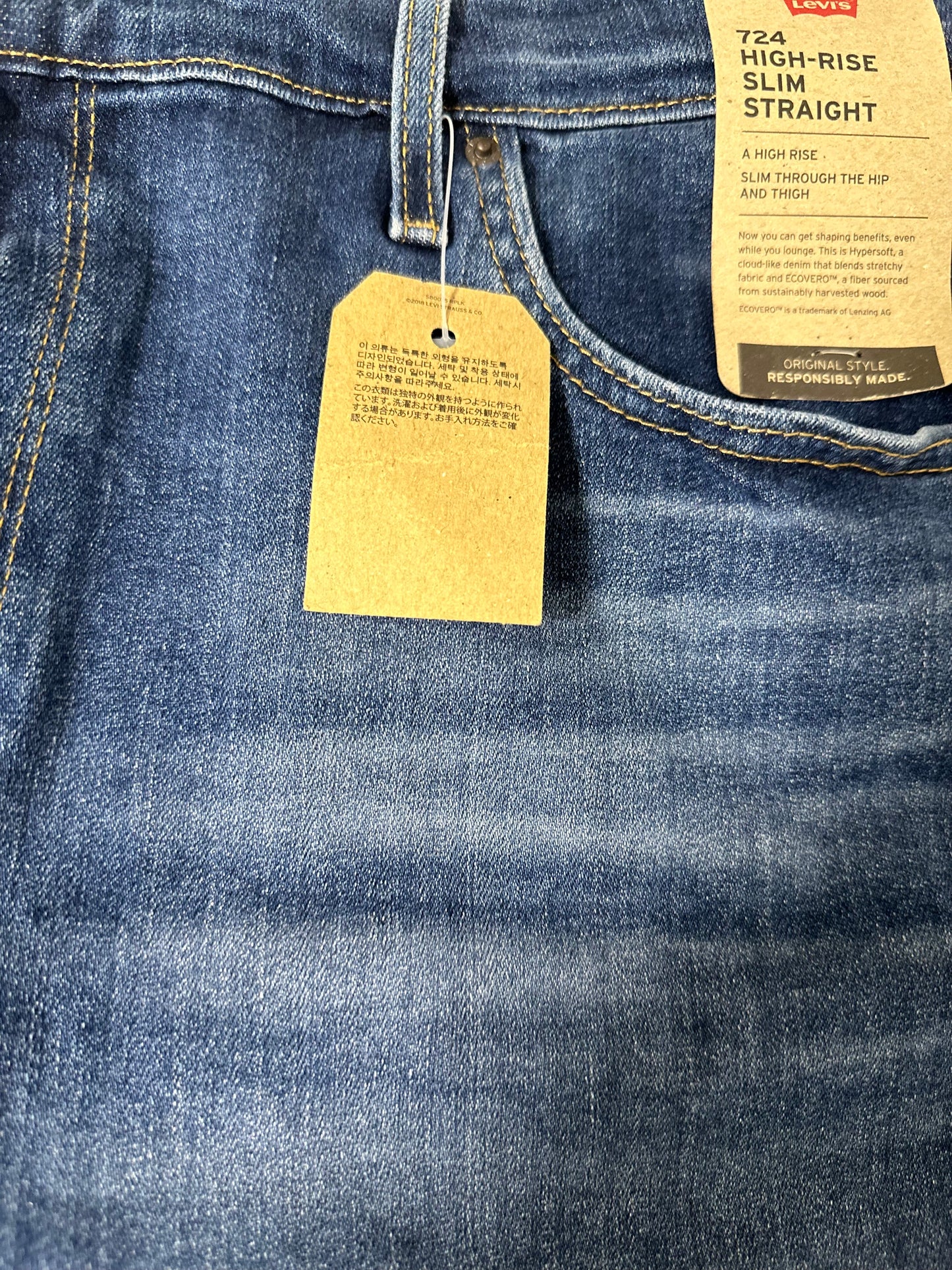 LEVI'S 724 High Rise Straight Leg Women's Jeans