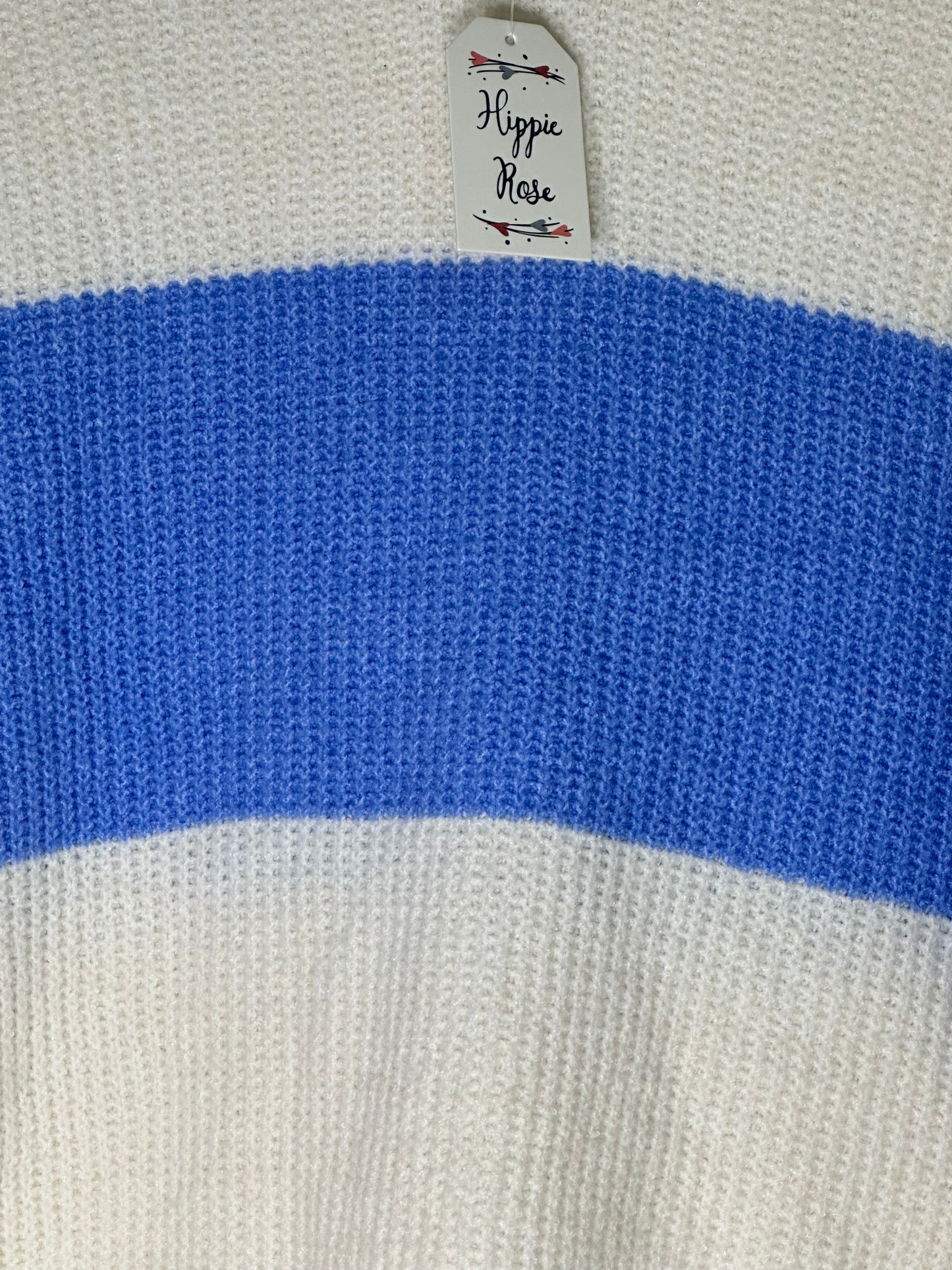 HIPPIE ROSE Crewneck Balloon-Sleeve Sweater