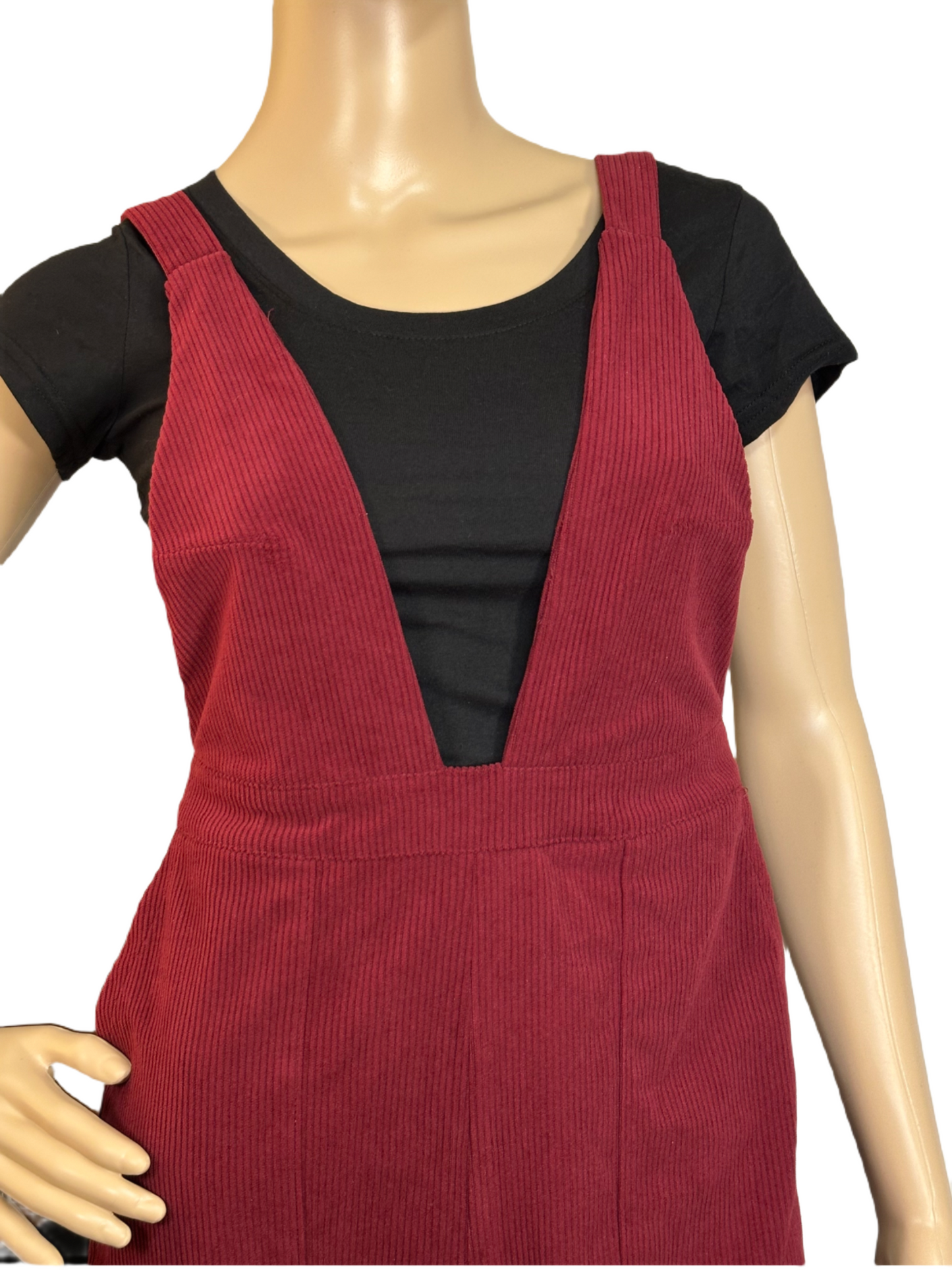 HURLEY Juniors Ronnie Corduroy Flare Jumpsuit