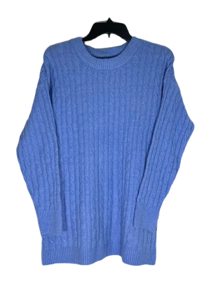 HIPPIE ROSE Cable-Knit Crewneck Sweater