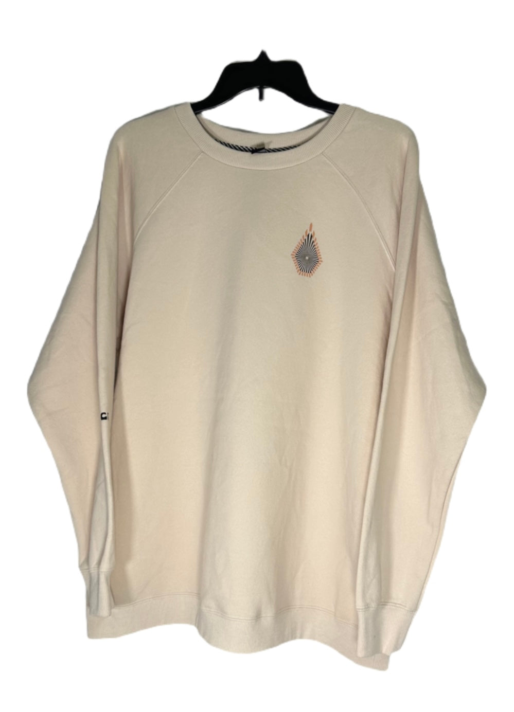 VOLCOM Juniors Stone Magic Boyfriend Crew Sweat Shirt
