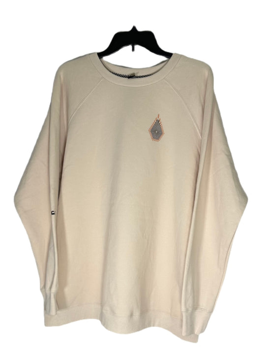 VOLCOM Juniors Stone Magic Boyfriend Crew Sweat Shirt
