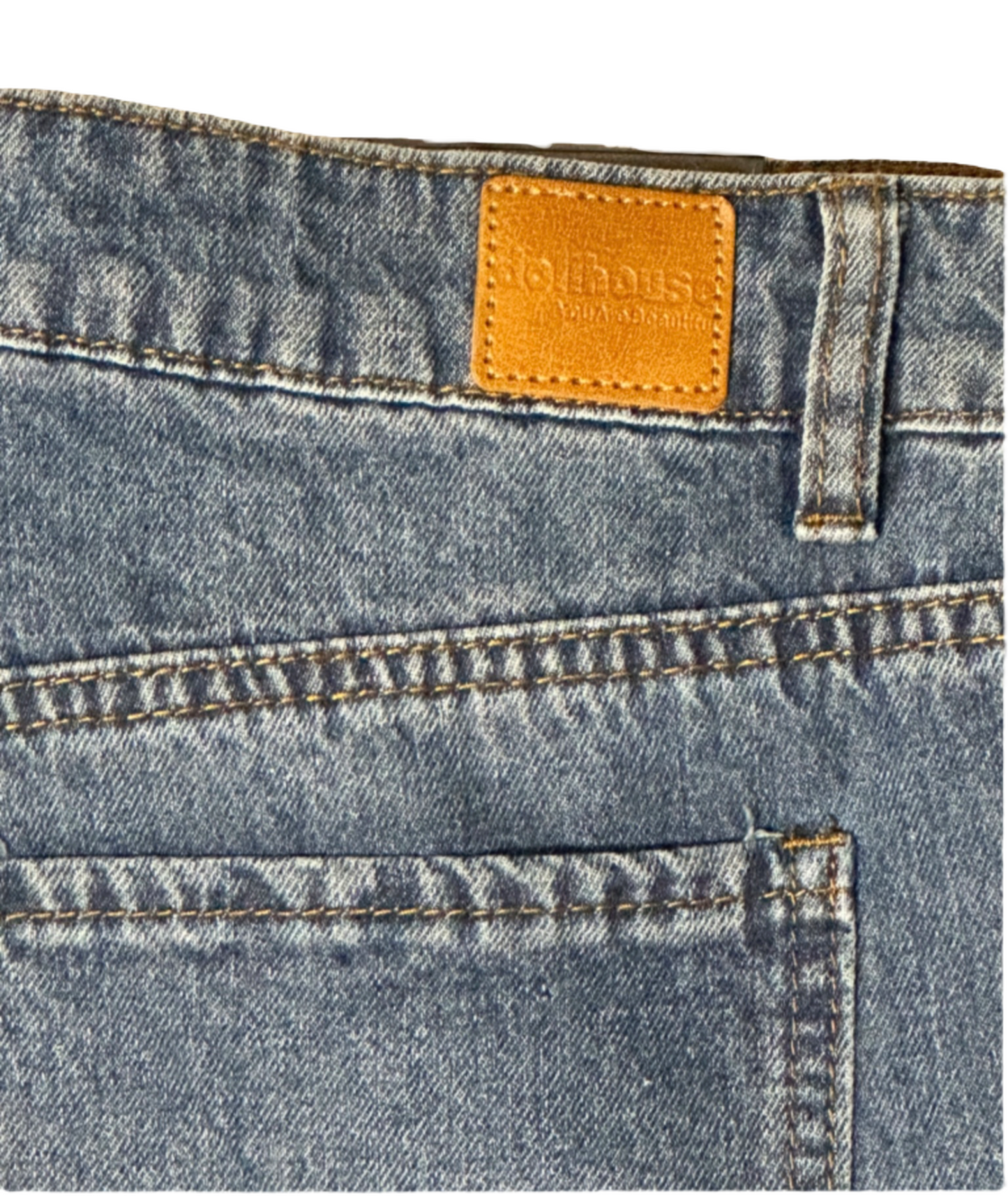 DOLLHOUSE Ripped Knee High-Rise Dad Jeans