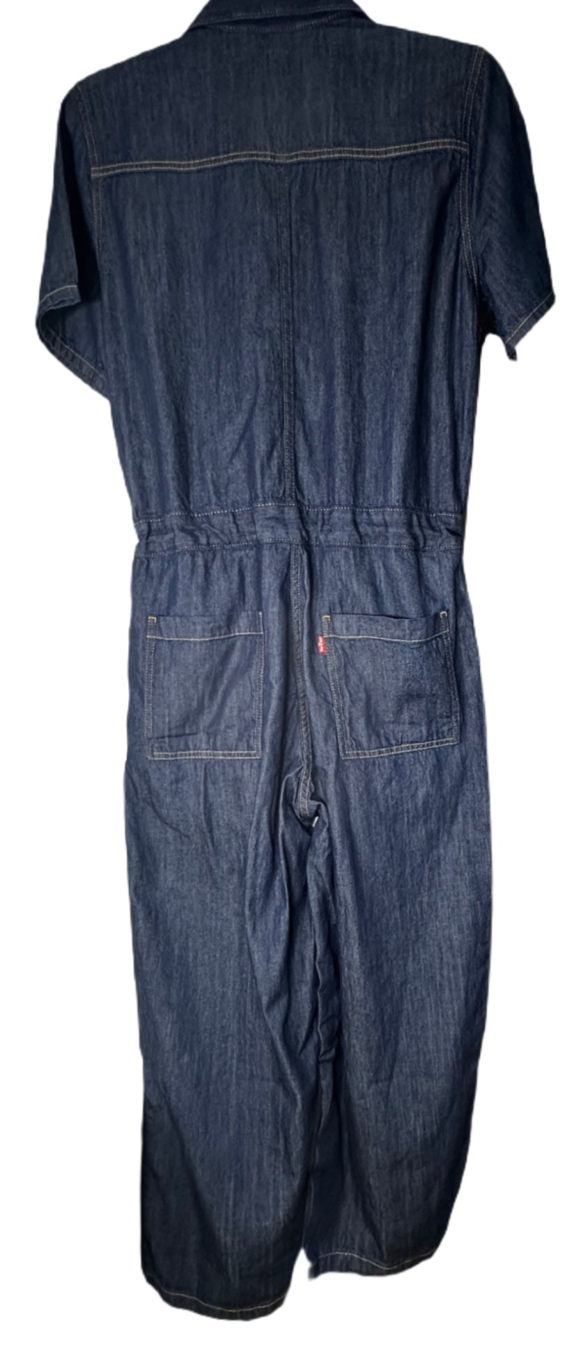 LEVI’S Women’s Short-Sleeve Heritage Off To The Races Jumpsuit