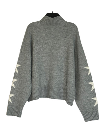 ULTRA FLIRT Stars Mock-Turtleneck Sweater