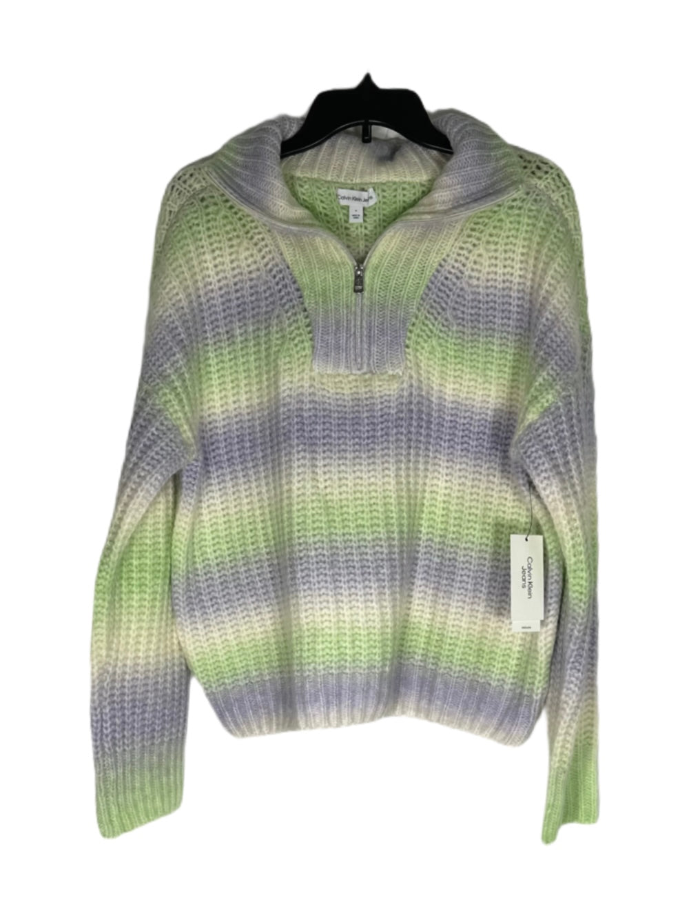 CALVIN KLEIN Space Dyed Half-Zip Sweater
