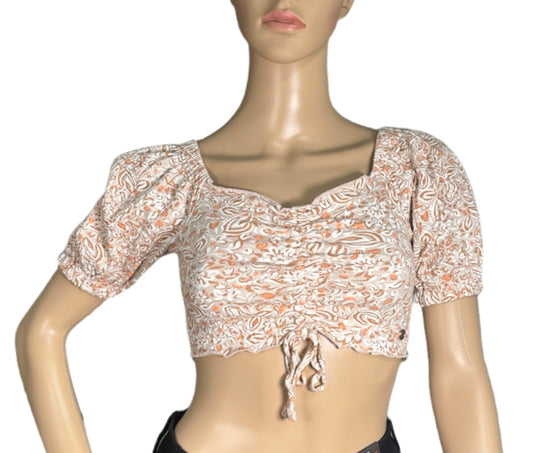 ROXY Cropped Printed Top