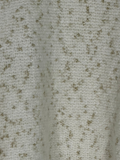 Calvin Klein Women's Long Sleeve Crewneck Metallic Sweater