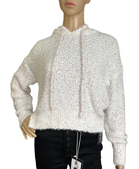 ULTRA FLIRT  Textured Marled Long-Sleeve Hoodie