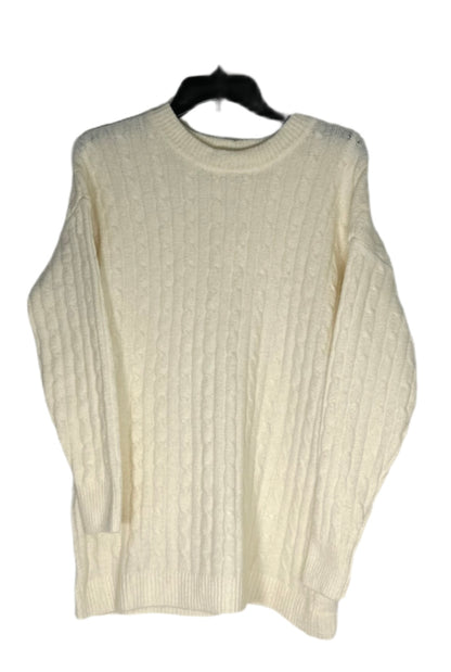 HIPPIE ROSE Cable-Knit Crewneck Sweater