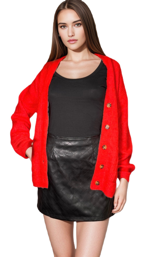 BILLABONG Button-Front Knit So Chill Cardigan