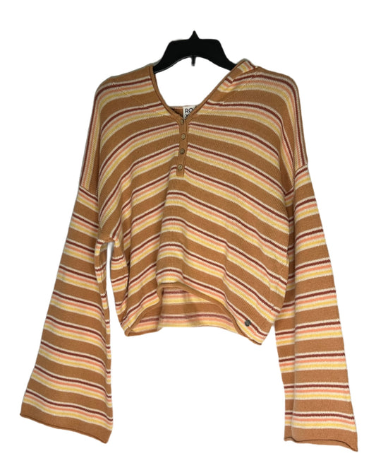 ROXY Side Swipe Cropped Poncho Hoodie