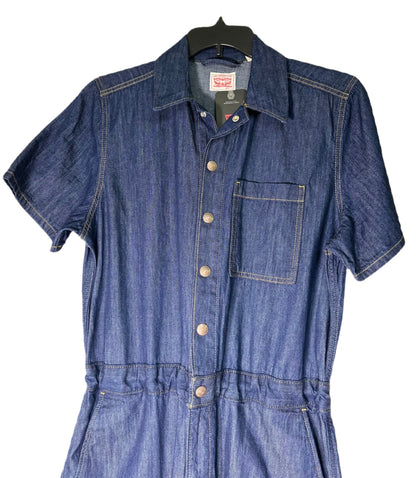 LEVI’S Women’s Short-Sleeve Heritage Off To The Races Jumpsuit