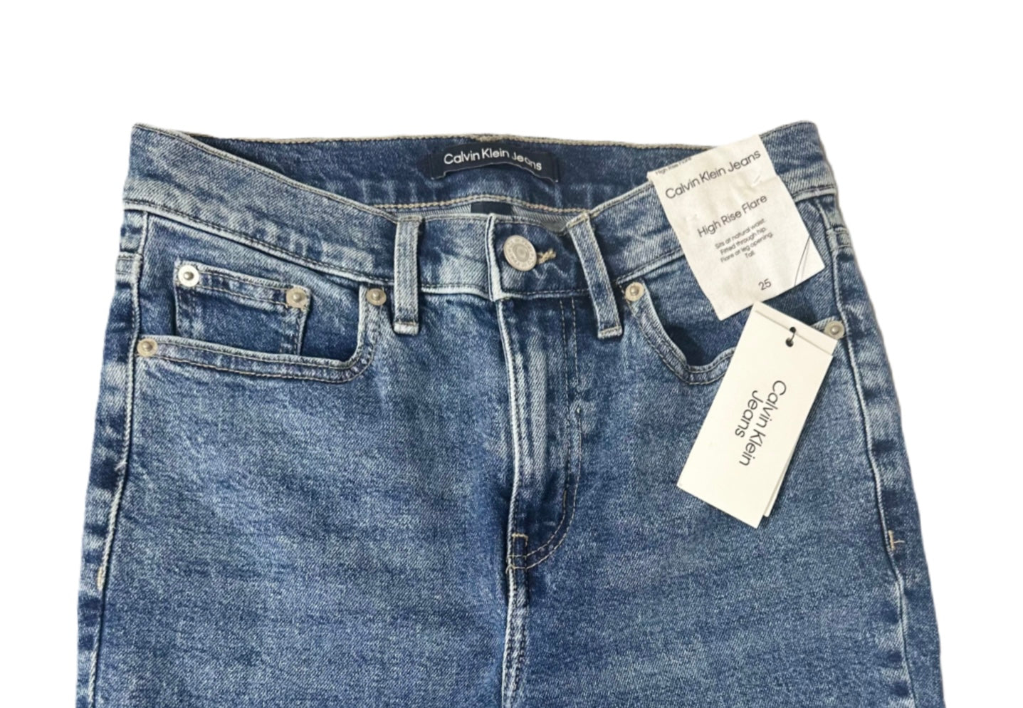 CALVIN KLEIN High-Rise Stretch Flare Jeans