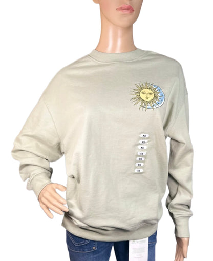 REBELLIOUS ONE Celestial Graphic-Print Sweatshirt