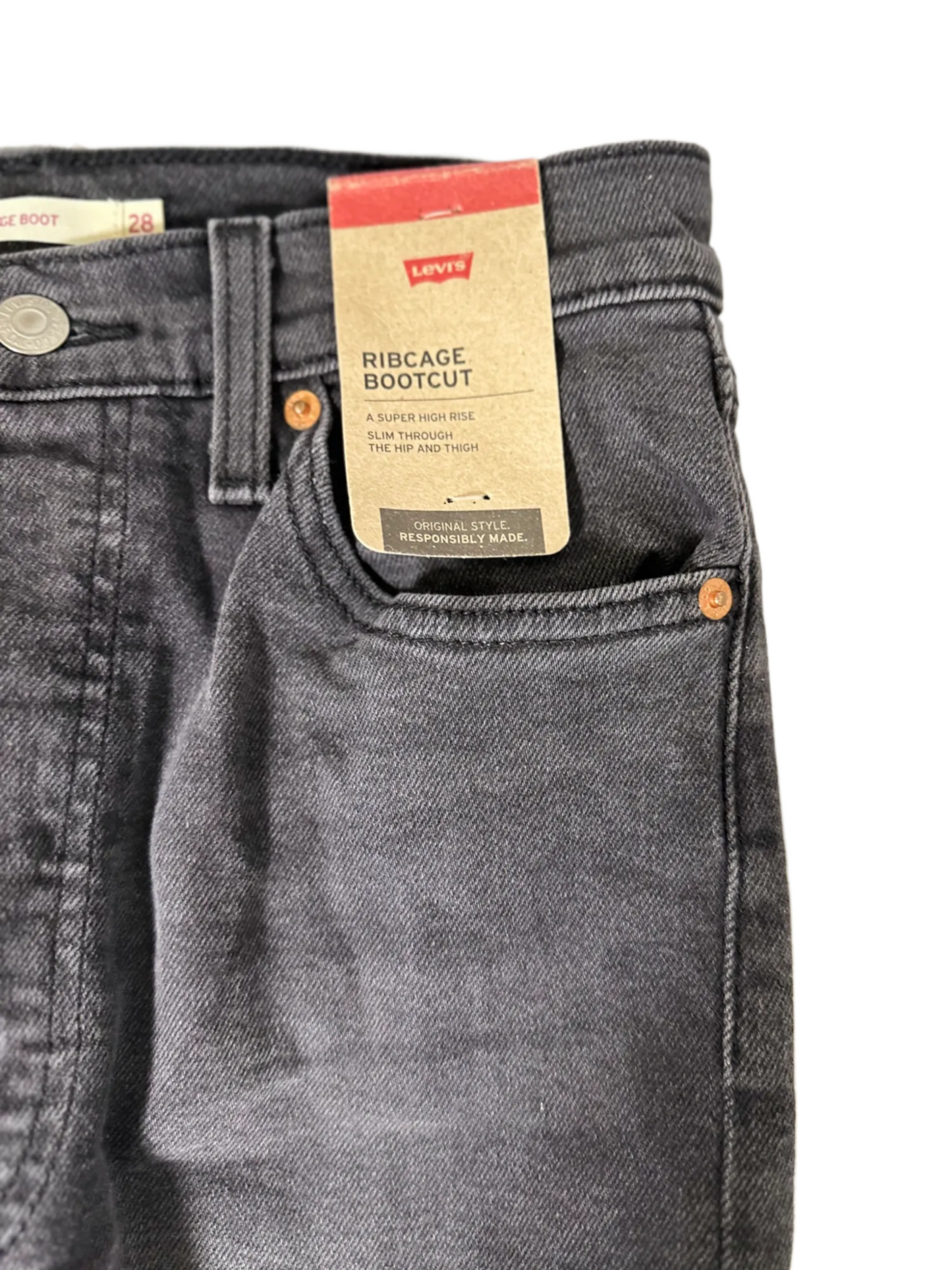 LEVI’S Ribcage Boot-Cut Jeans