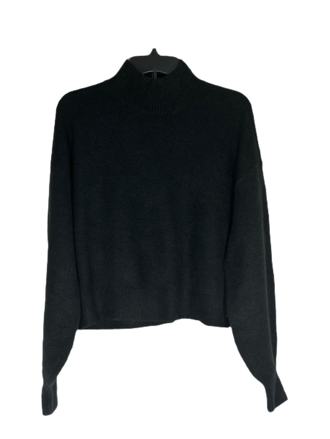 CALVIN KLEIN Mock Neck Roomy Long Sleeve Sweater