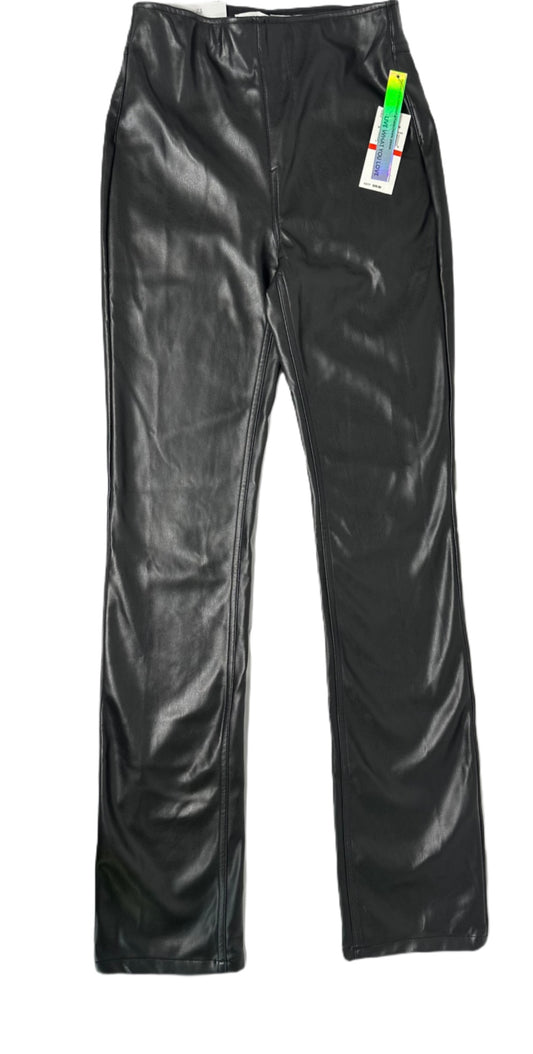 TINSELTOWN Faux Leather High-Rise Pull-On Pants