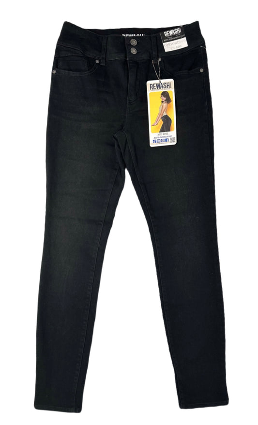 DRAFT REWASH Mid-Rise Booty-Shaping Skinny Jeans