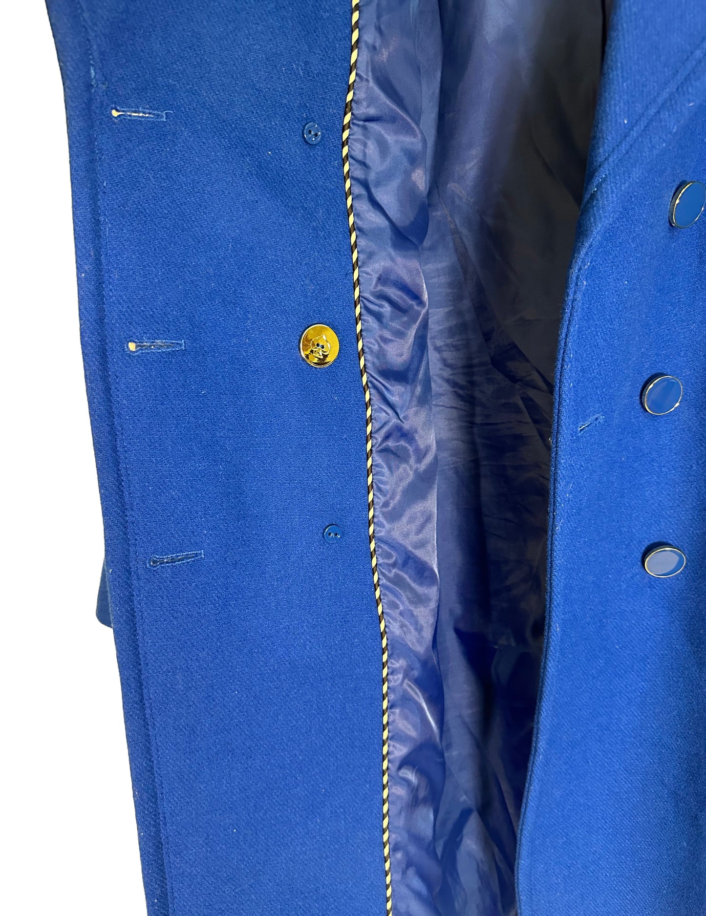 KATE SPADE NEW YORK Double Breasted Wool Blend Peacoat