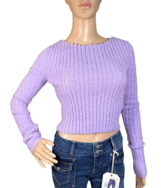 HURLEY Megan Twist-Back Long-Sleeve Sweater