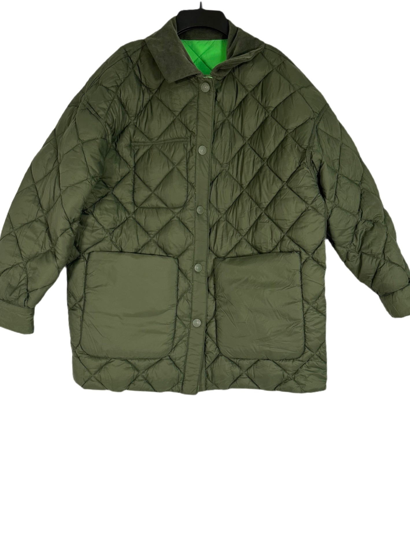 Calvin Klein Women’s Reversible Quilted Barn Jacket