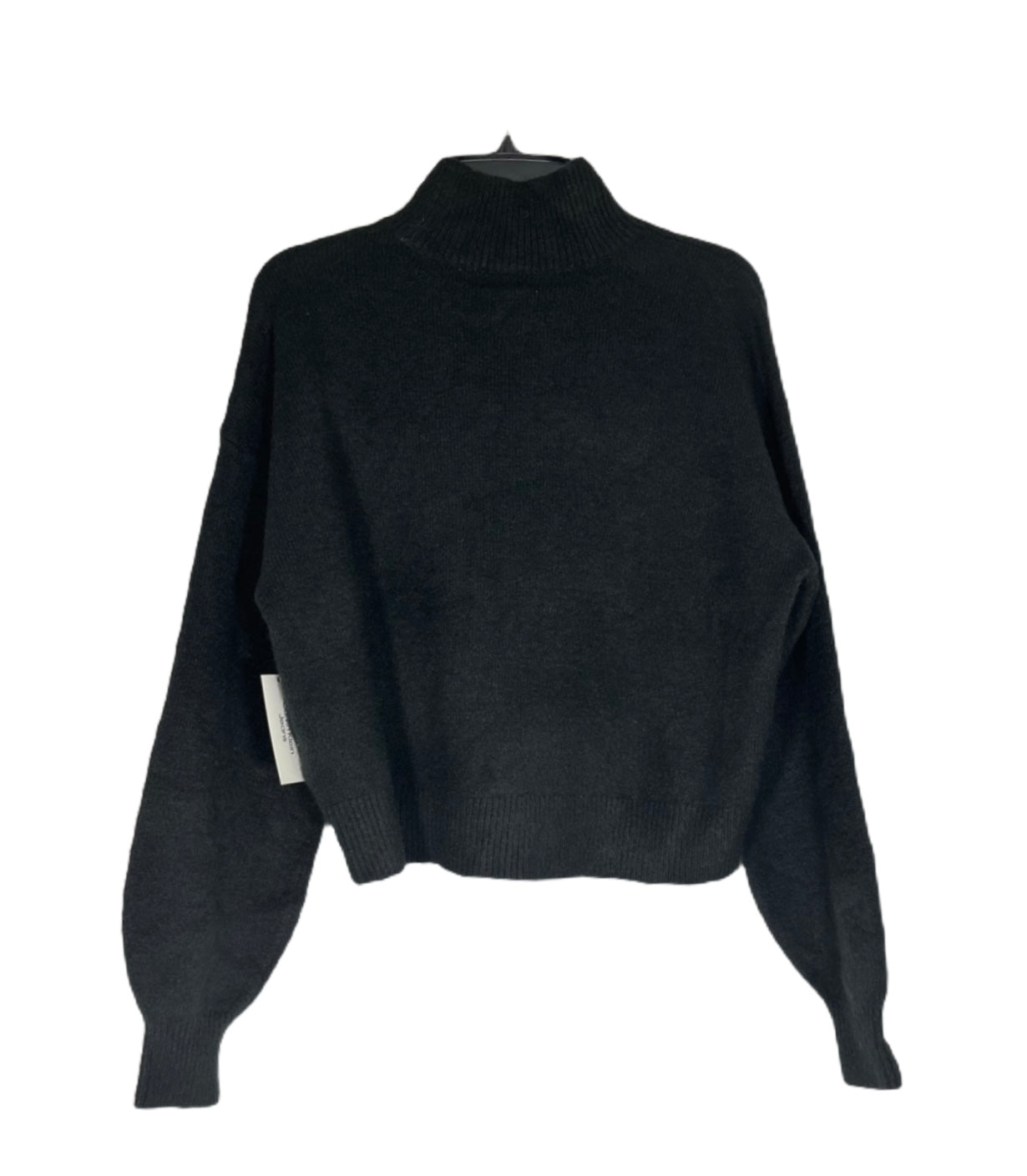 CALVIN KLEIN Mock Neck Roomy Long Sleeve Sweater