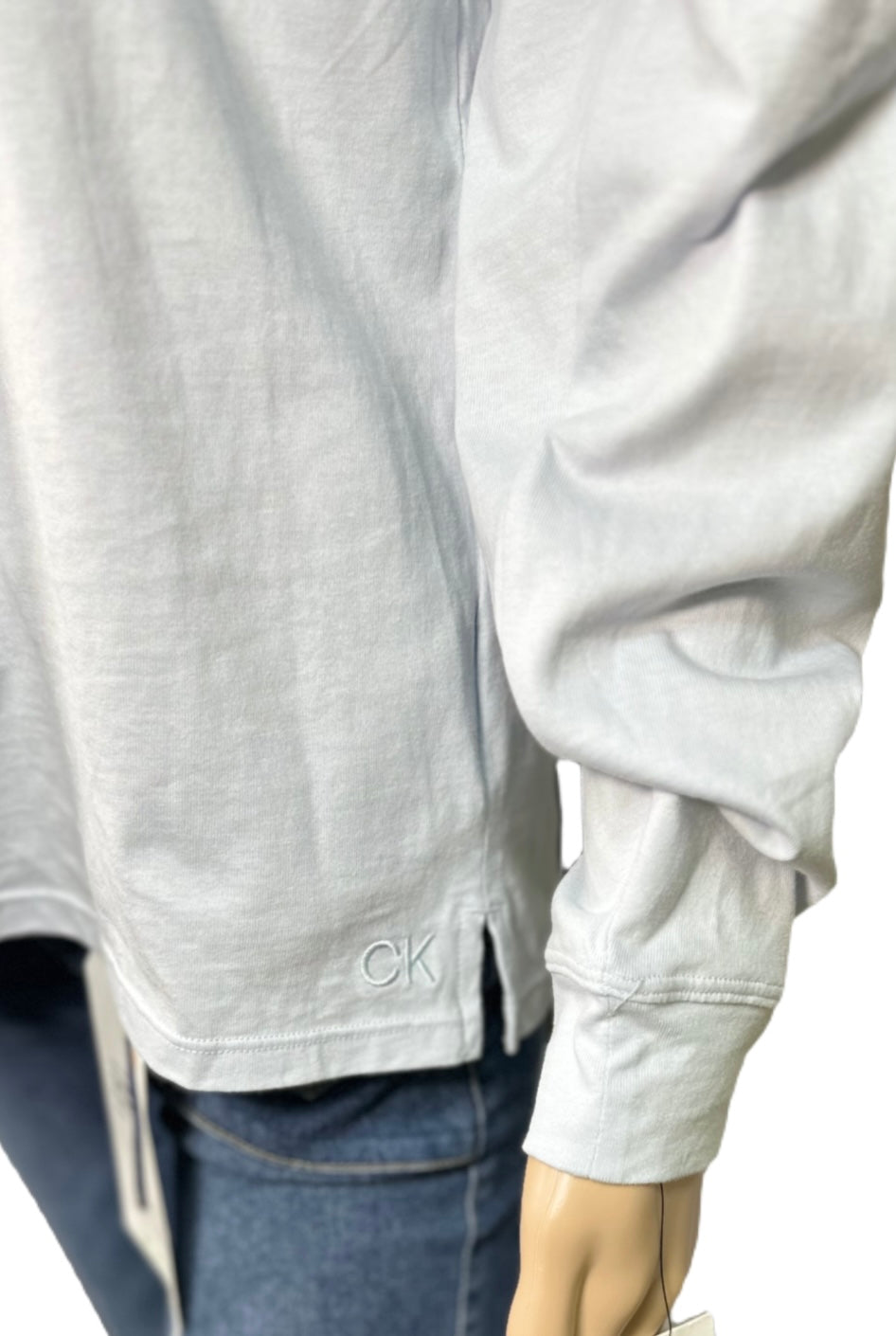 CALVIN KLEIN Long-Sleeve Round-Neck Shirt