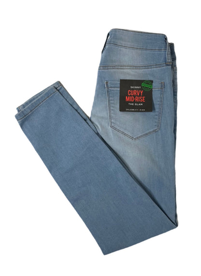 CELEBRITY PINK Curvy Mid-Rise Skinny Jeans