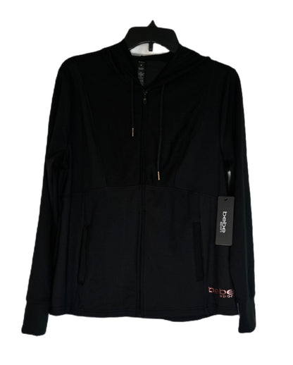 BEBE Sport Hooded Zip Up Sweater
