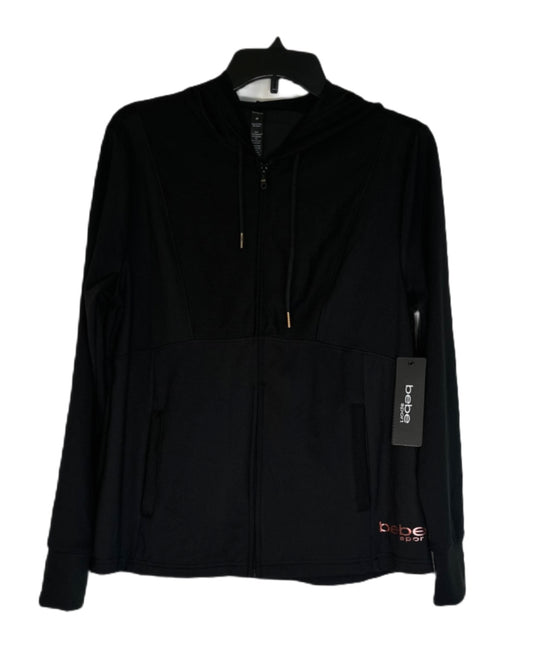 BEBE Sport Hooded Zip Up Sweater